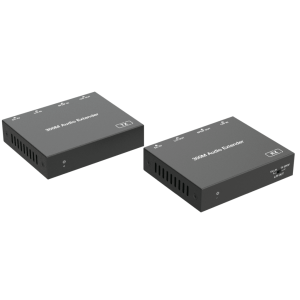 Extensor de Audio | Digital Óptico y Analógico | Transmisión hasta 300 m | Soporte 48/96/192 kHz | Selección de salida en receptor | Función POC bidireccional | Plug-and-Play | Ideal para HDTV, AVR y sistemas multizona