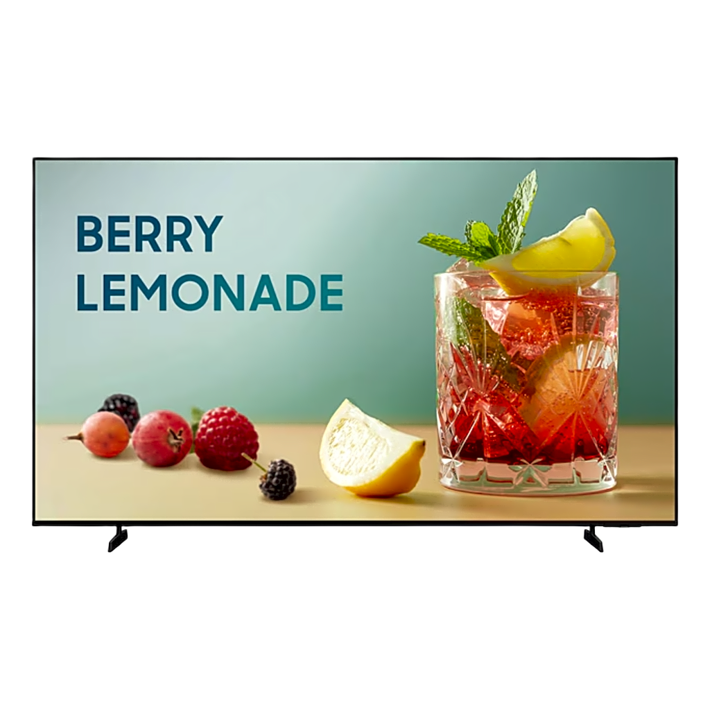 Televisor Smart Business Samsung 43" / 3 Años de garantia / 4K UHD (3840x2160) / Panel E-LED / Brillo 300 nit / WiFi 5 y Bluetooth 5.3 / Smart TV Tizen / Crystal Processor 4K / HDR10+ / Sonido 20W 2CH / Operación 16/7