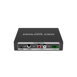 Extensor de Audio sobre IP | PCM 2.0 | 120 m | Matriz Flexible 1 a 1 / 1 a N / N a N | Interfaces Profesionales | Protección ESD | Solo Receptor