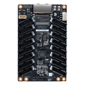 Tarjeta Receptora 16 Puertos / Carga Máxima 512×512 Píxeles / 16 Bit Nivel de Gris / Corrección de Cromaticidad Punto a Punto / Ajuste Gamma RGB Independiente / Compatible con 3D