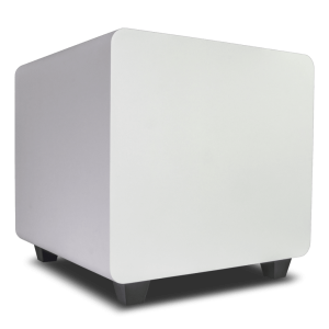 Subwoofer Activo de 12in | Diseño Down-Firing | 500W RMS | Recinto Sellado | Acabado Blanco