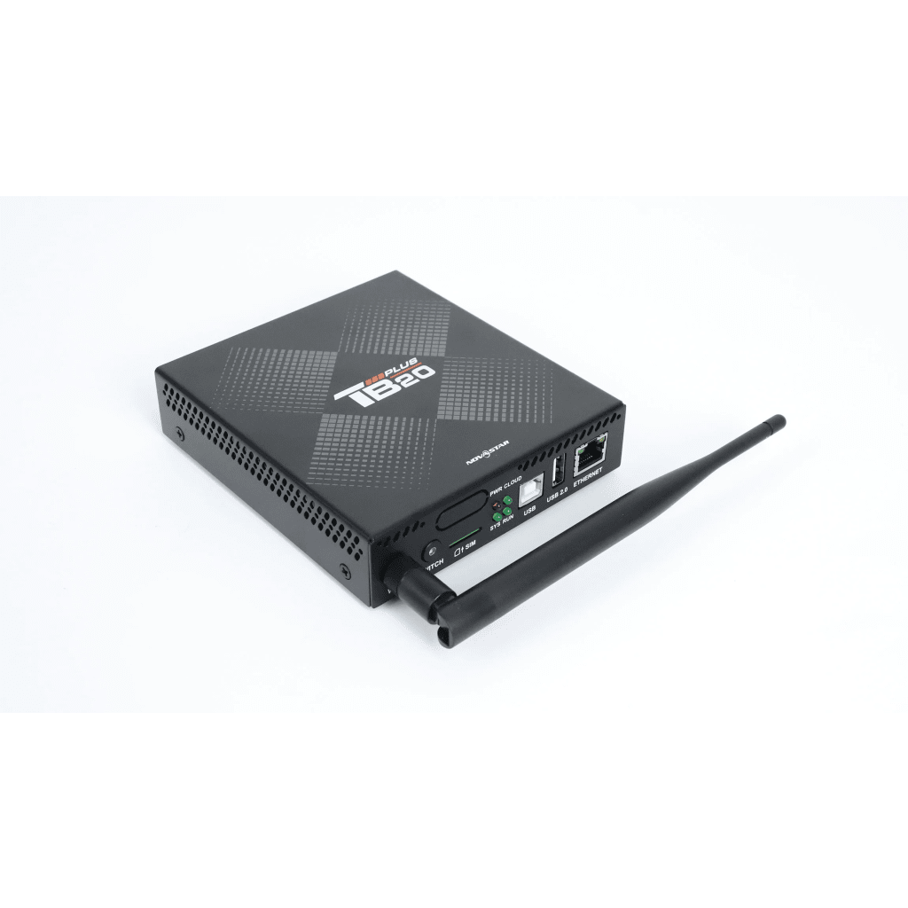 Reproductor Multimedia TB20 Plus / Videowall LED1.3 MP / 32 GB Almacenamiento / Wi-Fi 2.4GHz / Ethernet Gigabit / Audio Estéreo / Android 10.0 / IP20