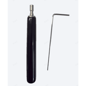 Juego de Llaves Allen de Mantenimiento para Gabinetes de Perfil de Aluminio Exterior / 10 Piezas / Llave Allen en Forma de L H2 / Manija Movible Recubierta de Goma / Acero Inoxidable 304