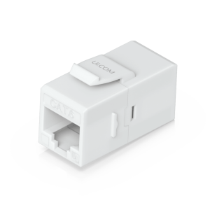 Keystone Coupler Cat6 Pass-Through para Cable Ethernet, Instalación Snap-In en Patch Panel, Paquete con 12 Piezas