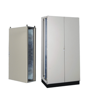 Gabinete de Acero IP55  (1200 x 2000 x 600 mm) con Placa Trasera Interior Metálica y Puerta Doble