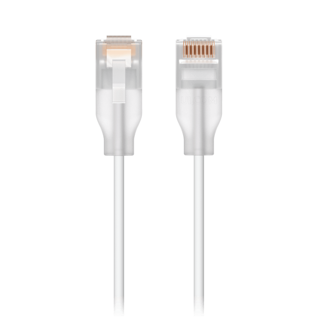 Patchcord UniFi Etherlighting? de 3 Metros (9.84 Pies), hasta 10GbE / Soporta hasta PoE+++ / Conector RJ45 Transparente para Mejores Efectos de Luz con Switches USW PRO MAX