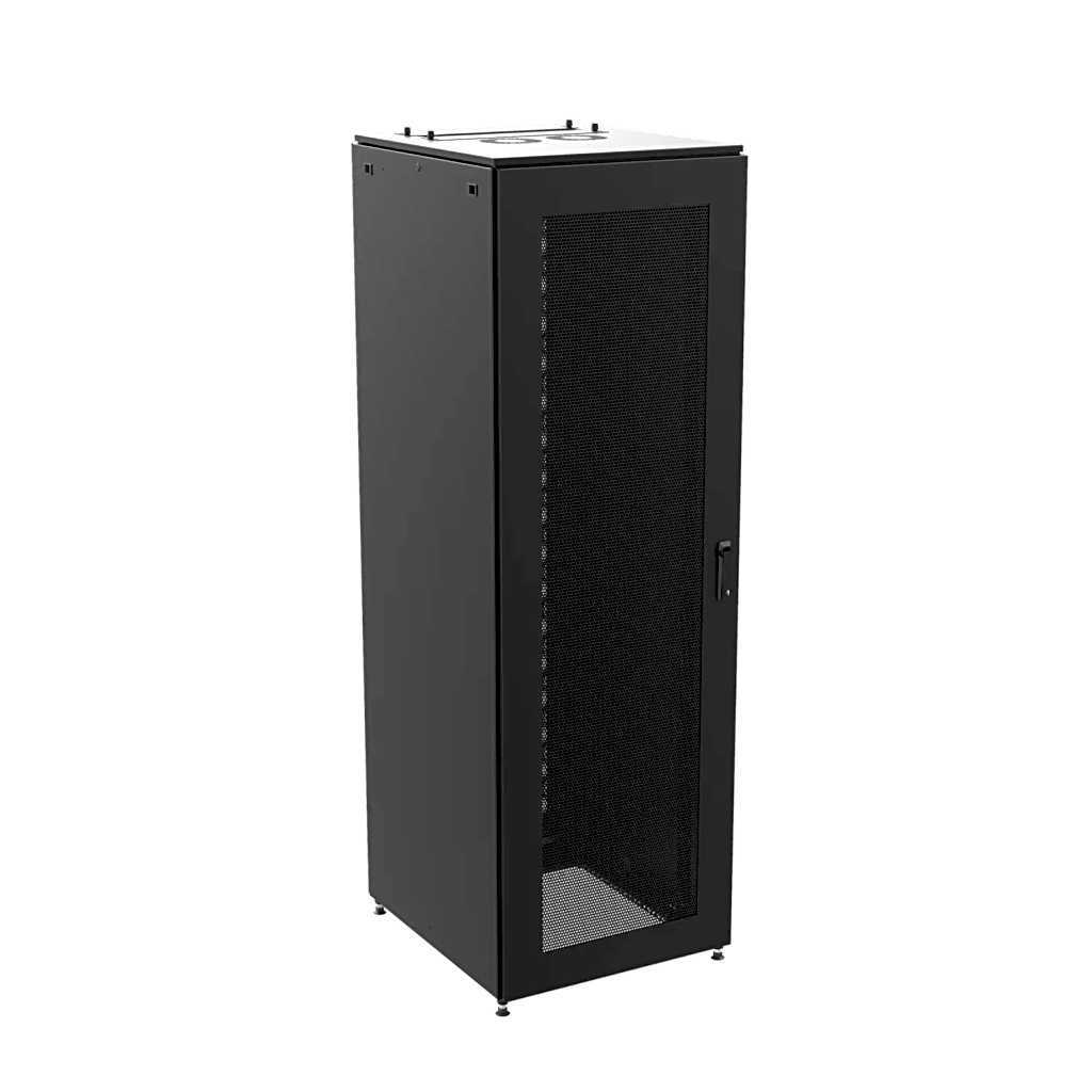 Gabinete de Telecomunicaciones ProLine S1 48 UR Dimensiones 2350 x 800 x 1200 mm Acero color Negro RAL 9005 / Puertas Perforadas / Certificaciones UL-cUL