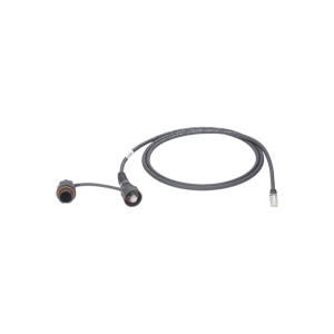 Patch Cord Cat6A IndustrialNet, Blindado S/FTP, Con Plug Industrial y Tapa en Un Extremo, 3 Metros (9.84 Pies)