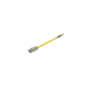 Cable de Parcheo UTP Cat6A, CM/LSZH, Di?metro Reducido (28AWG), Color Amarillo, 1.52 Metros (5 Pies)