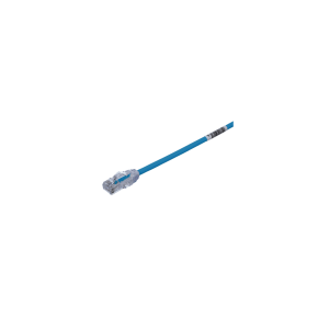 Cable de Parcheo UTP Cat6A, CM/LSZH, Di?metro Reducido (28AWG), Color Negro, 2.13 Metros (7 Pies)