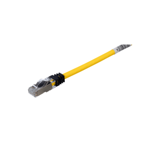Patch Cord Cat6A, Blindado S/FTP, CM/LS0H, 3 Metros, Color Amarillo