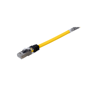 Patch Cord Cat6A, Blindado S/FTP, CM/LS0H, 2 Metros (6.56 Pies), Color Amarillo
