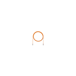 Cable de Parcheo TX6, UTP Cat6, Diámetro Reducido (28AWG), Color Naranja, 7.62 Metros (25 Pies)