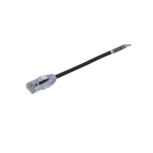 Cable de Parcheo TX6, UTP Cat6, Di?metro Reducido (28AWG), Color Negro, 13.72 Metros (45 Pies)