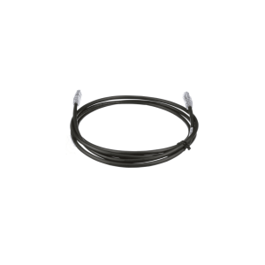 Cable de Parcheo UTP, Cat6A, 24 AWG, CM, Color Negro, 15.24 Metros (50 Pies)