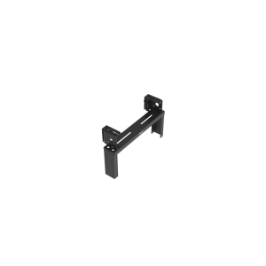 Rack de Distribución Aéreo de 2 Postes PanZone®, Rieles Roscados #12-24, de 4 UR, Color Negro