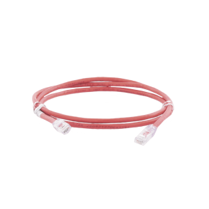 Cable de Parcheo UTP Categor?a 6, con Plug Modular en Cada Extremo - 2 Metros (6.56 Pies) - Rojo