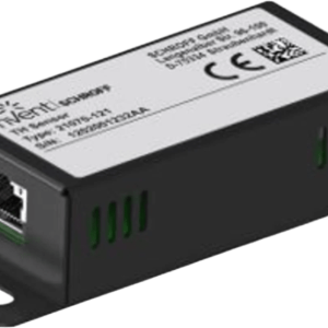 Sensor Externo de Temperatura, Humedad con 2 Contacto Digitales Secos / Hasta 16 Sensores en Cadena / 2 puertos RJ45 / Carcasa Plástica / Montaje Fácil