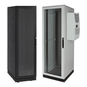 Gabinete de Telecomunicaciones ProLine V/D, 700 mm de Ancho, 800 mm de Profundidad, Compatible Con Aire Acondicionado Tipo G28, 42 UR, Color Negro