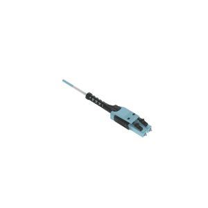 Jumper de Fibra ?ptica Multimodo 50/125 OM4, LC-LC Uniboot Duplex, LSZH, Color Aqua, 3 Metros (9.84 Pies)