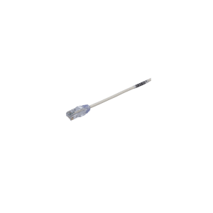 Cable de Parcheo TX6, UTP Cat6, Di?metro Reducido (28AWG), Color Blanco, 0.5 Metros (1.64 Pies)