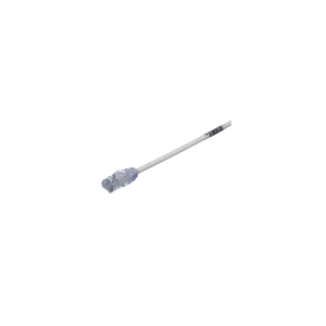 Cable de Parcheo UTP Cat6A, CM/LSZH, Di?metro Reducido (28AWG), Color Blanco Mate, 19.81 Metros (65 Pies)