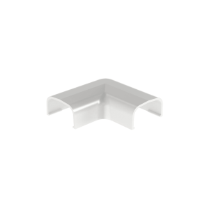 Conexión en ángulo recto "L", para uso con canaleta LD5, material ABS, Color Blanco
