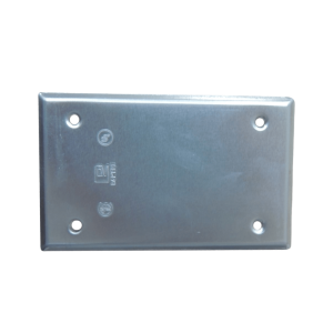 Tapa Ciega Rectangular / 4 Diámetros.