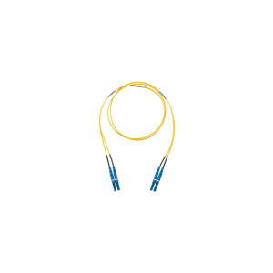 Jumper de Fibra Optica Monomodo 9/125 OS2, LC-LC Duplex, LSZH (Cero Hal?genos), Color Amarillo, 2 Metros (6.56 Pies)