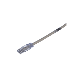 Cable de Parcheo TX6, UTP Cat6, 24 AWG, CM Color Blanco Mate, 0.61 Metros (2 Pies)