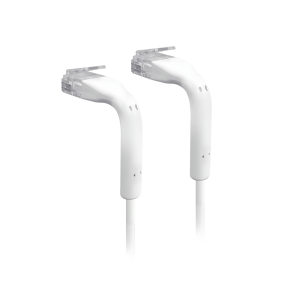 UniFi Patch Cable Cat6 Ultradelgado GbE con Botas Flexibles, Color Blanco, 0.3 Metros (0.98 Pies)