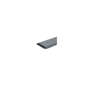 Canaleta de Piso de 4 Vías, Material PVC Rígido, 6 ft de largo, 176 mm de Ancho, Color Gris