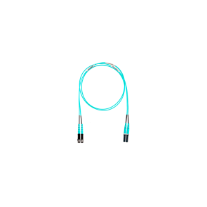 Jumper de Fibra Optica Multimodo 50/125 OM4, LC-SC Duplex, LSZH, Color Aqua, 6 Metros (19.69 Pies)