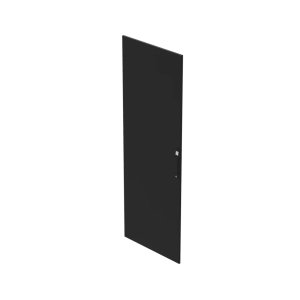 Puerta Sólida para ProLine V/D / 2000x700 mm (78.7x27.6 in) / Acero Negro RAL 9005 / cUL Listed / EIA RS-310-D