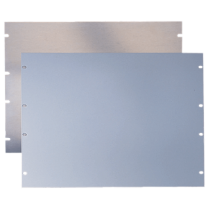 Tapa Ciega Para Rack Estándar de 19in, Plano, de Acero, 3 UR, Color Gris