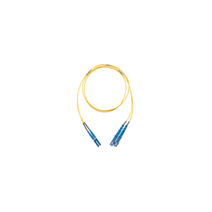Jumper de Fibra Optica Monomodo 9/125 OS2, LC-SC Duplex, OFNR (Riser), Color Amarillo, 15 Metros (49.21 Pies)