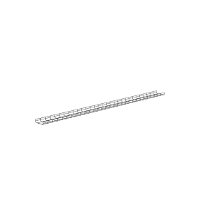 Charola Wire Basket de 8 in (203 mm) de Ancho, 2 in (50 mm) de Alto, 3 m de Largo, Hasta 187 Cables Cat6, Color Negro