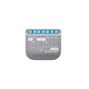 Relay Switch Inteligente 2 Canales / WiFi + BLE / Medici?n Consumo / 10A por Canal / Protecci?n Sobrecarga / Compatible Matter / 42 x 36 x 16 mm (1.7 x 1.4 x 0.6 in)