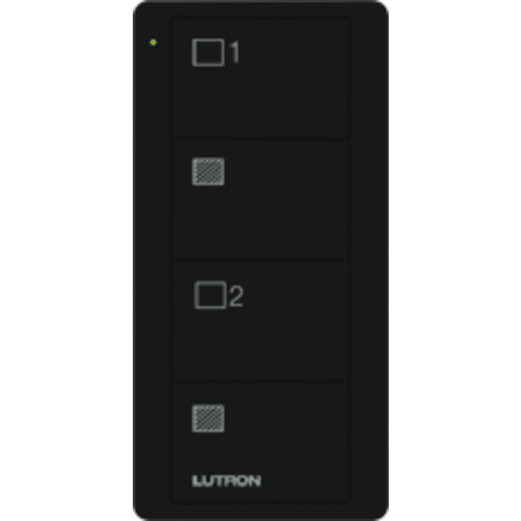 Control remoto PICO inalámbrico con 4 botones encender/apagar grupo/escenas, complemente con un atenuador o switch on/off