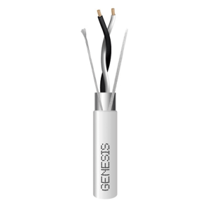 Carrete de 305 Metros (1000 Pies) / Cable 2 x 22 AWG / Color Blanco / Blindado / Plenum / Trenzado para Aplicaciones de Transmisi?n de Datos a Alta Velocidad para Automatizaci?n, EIA-485, BACnet y Otros Sistemas de Comunicaci?n