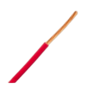 Bobina de 304.8 Metros (1000 Pies) de Cable Automotriz TXL 14 Color Rojo / Conductor 19/27 Cobre Desnudo / Aislamiento Polietileno Reticulado (XLPE) / Voltaje 50V / Temp. -51?C a 125?C / Especificaciones Ford y Chrysler
