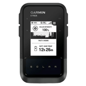 Navegador GPS Portátil / Pantalla 2.2″ de Alto Contraste / Batería Ilimitada con Carga Solar (75 000 lux) / GPS Multibanda / Brújula Digital / Resistente al Agua IPX7 / Compatible con Garmin Explore