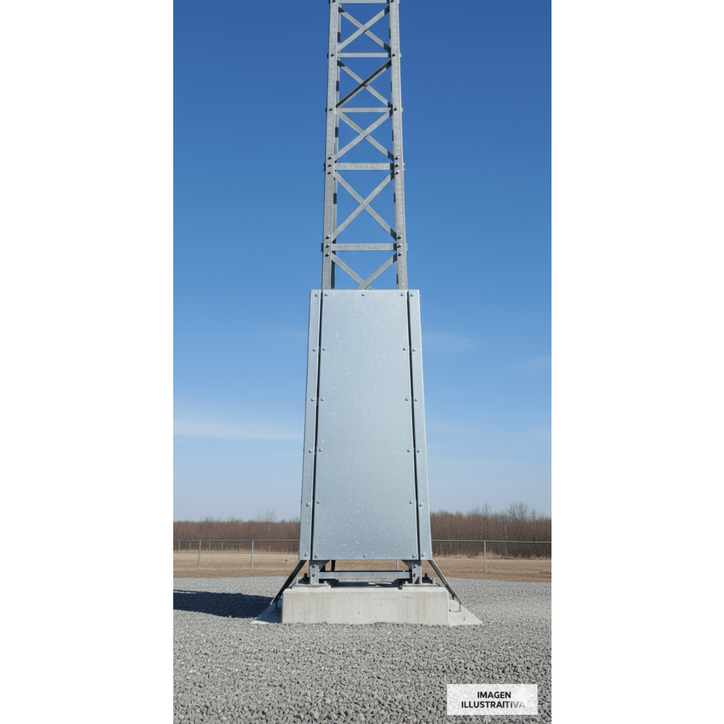 Panel Anti-Escalada para seccion 12 / Instalación Estructural / Diseño de Seguridad para Prevención de Acceso No Autorizado