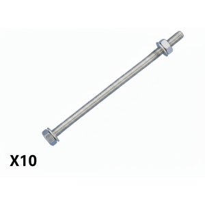 Kit de 10 Tornillos para Montar 1 Separador de Pl?stico