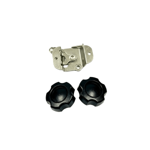 Juego de Partes para Instalación de Radio Móvil Marino / Compatible con IC-M200 IC-M220 IC-M330 / Bracket con Perrillas en Color Negro / Montaje Profesional