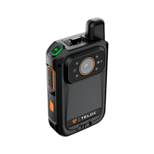 Bodycam IP67 4G LTE Android 12 / Con Funciones de Radio POC / Pantalla Táctil de 2" / Soporta llamadas Telefónicas y Mensajes SMS /Descarga de Vídeo automática con estación
