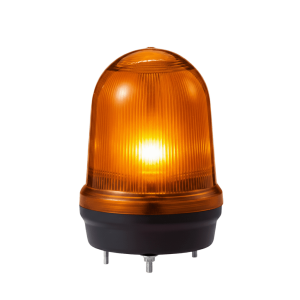 LED con patrones fijo/intermitente, estroboscópico y simulación rotatorio, Color Ámbar de 110-220 VCA