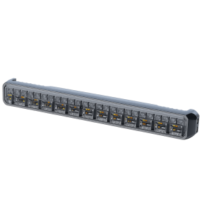 Luz Auxiliar de 45 LEDs Rojo, Azul y Blanco, 11.42", 12 a 24 VCD