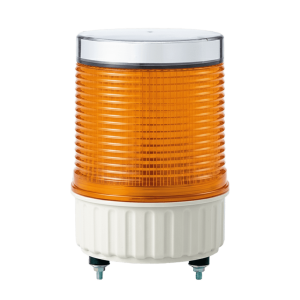Luz LED destellante IP65, recargable solar en color Ámbar