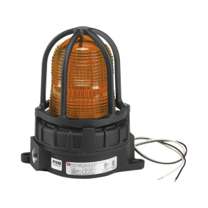 Luz de advertencia LED color Ámbar para ubicaciones peligrosas, montaje para superficies, 120/240Vca,